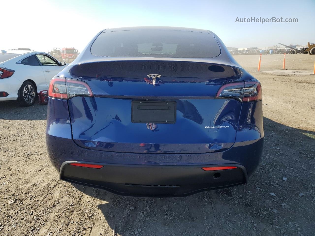 2021 Tesla Model Y  Blue vin: 5YJYGDEE4MF294956