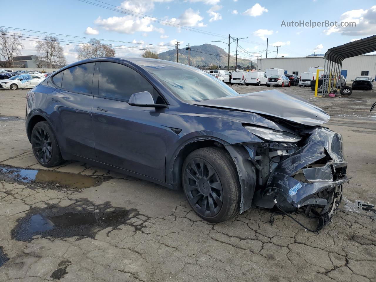 2021 Tesla Model Y  Серый vin: 5YJYGDEE5MF064102