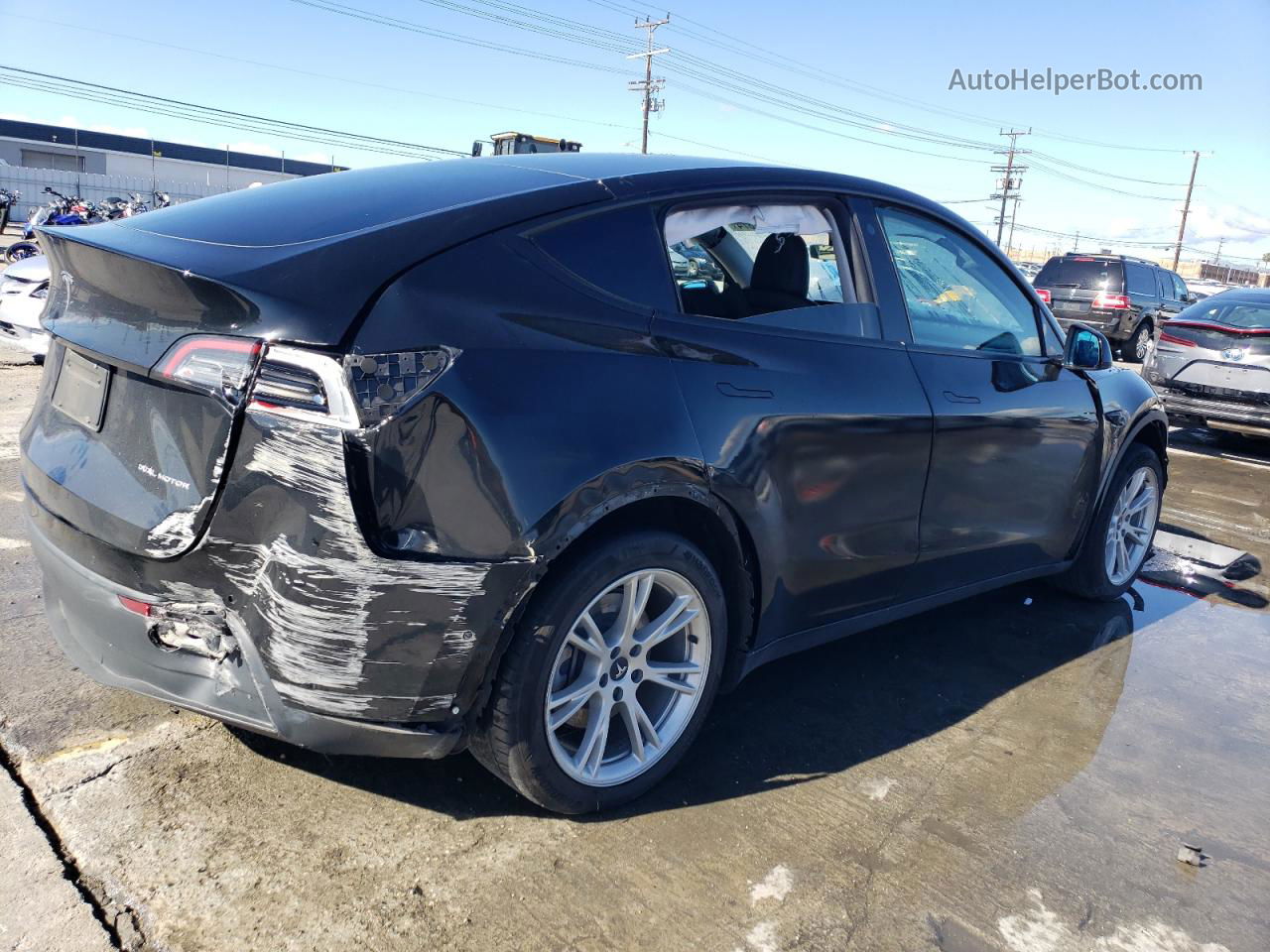 2021 Tesla Model Y  Black vin: 5YJYGDEE5MF094104