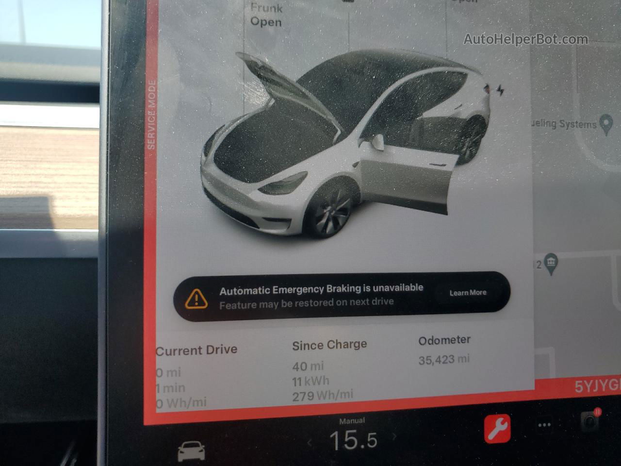 2021 Tesla Model Y  White vin: 5YJYGDEE5MF096029