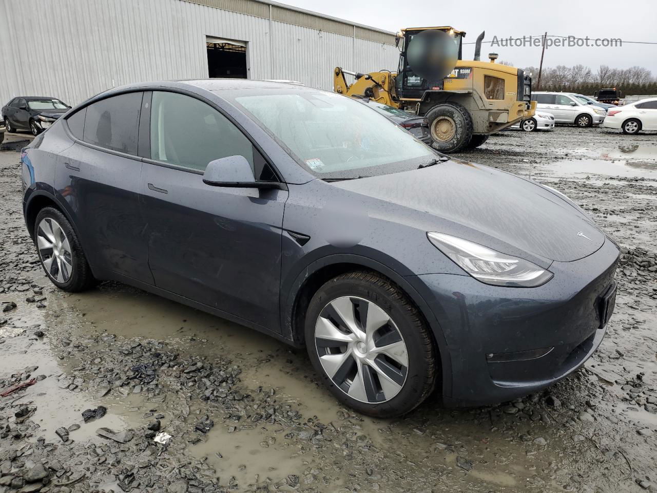 2021 Tesla Model Y  Gray vin: 5YJYGDEE5MF106638