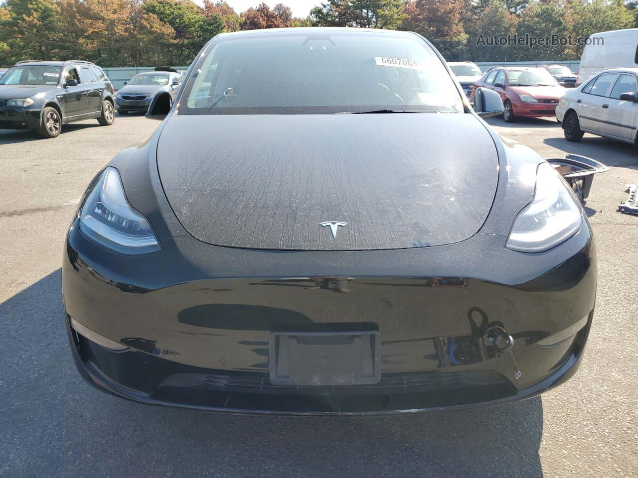 2021 Tesla Model Y  Black vin: 5YJYGDEE5MF122709