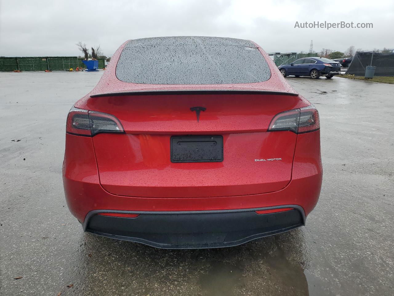 2021 Tesla Model Y  Red vin: 5YJYGDEE5MF184403