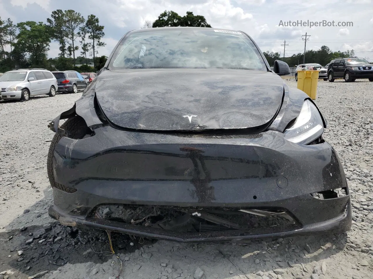 2021 Tesla Model Y  Black vin: 5YJYGDEE5MF230019