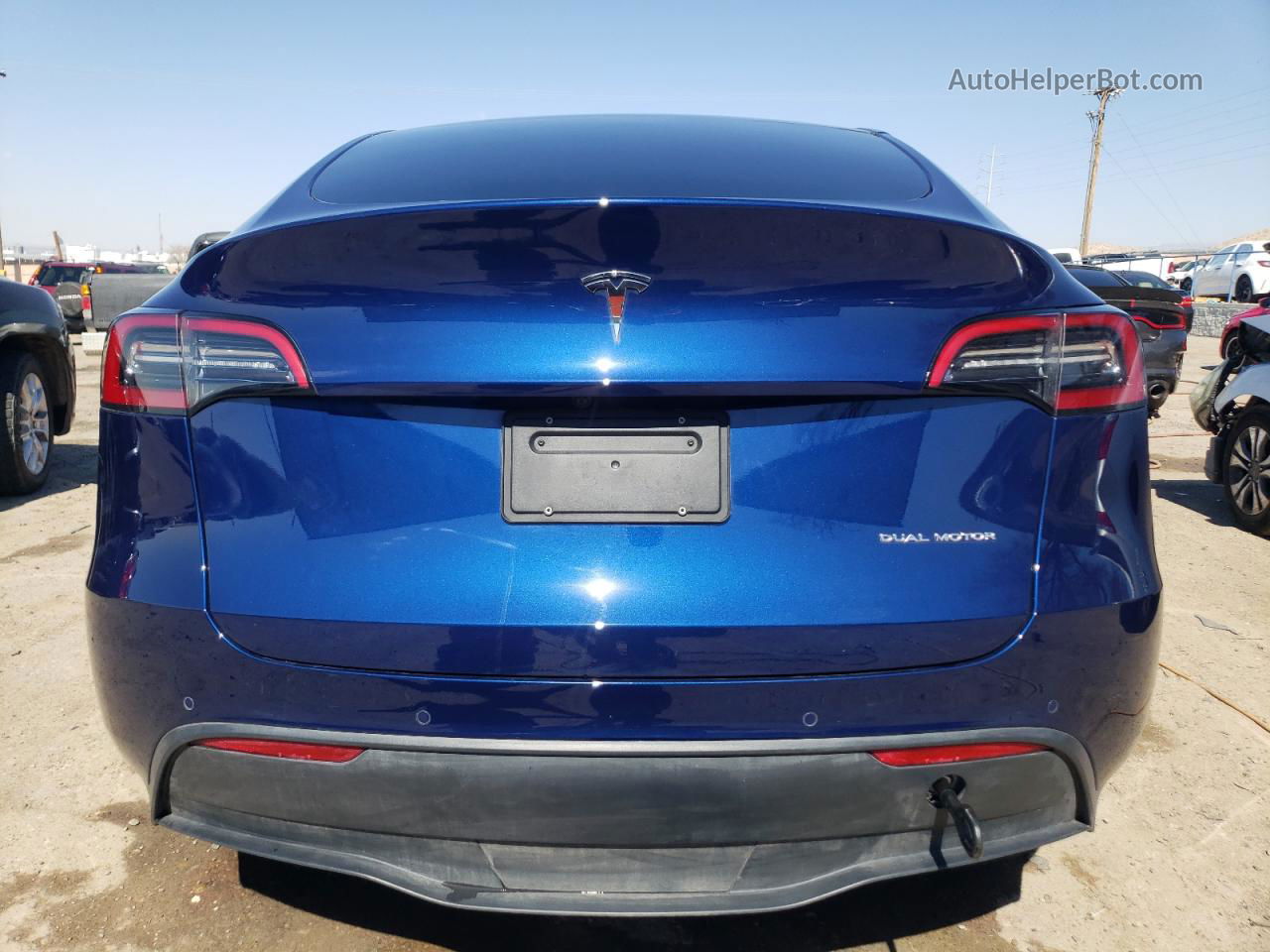 2021 Tesla Model Y  Blue vin: 5YJYGDEE5MF260962