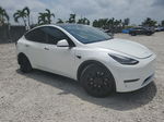 2020 Tesla Model Y  White vin: 5YJYGDEE6LF046187