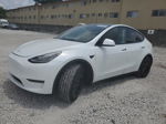 2020 Tesla Model Y  White vin: 5YJYGDEE6LF046187