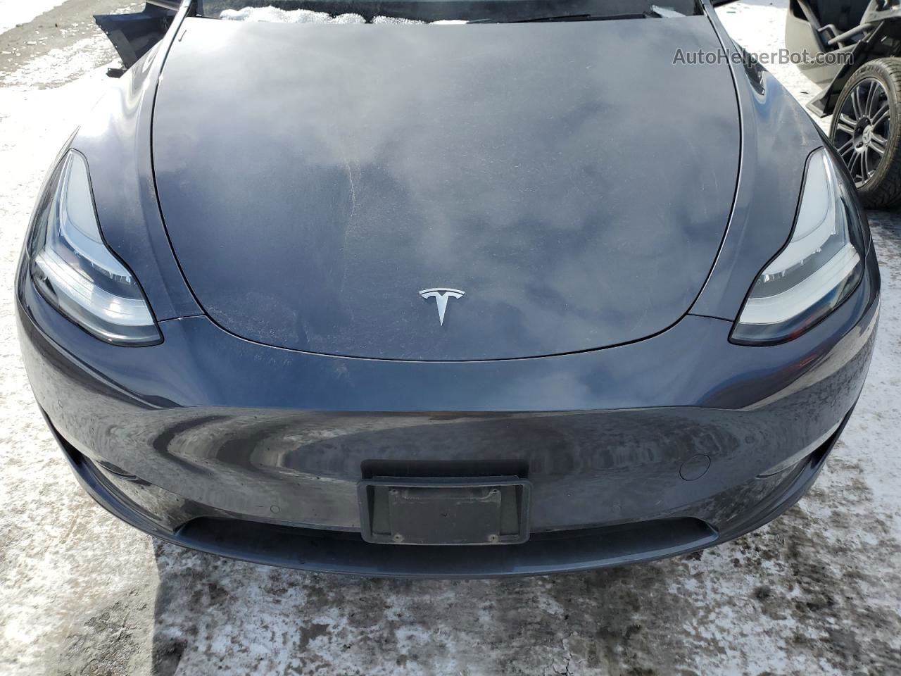 2021 Tesla Model Y  Gray vin: 5YJYGDEE6MF079787