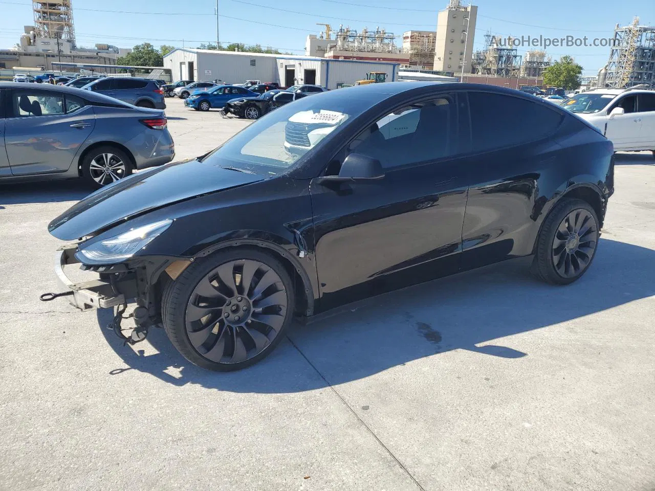 2021 Tesla Model Y  Black vin: 5YJYGDEE6MF091549