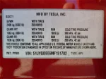 2021 Tesla Model Y  Red vin: 5YJYGDEE6MF151782