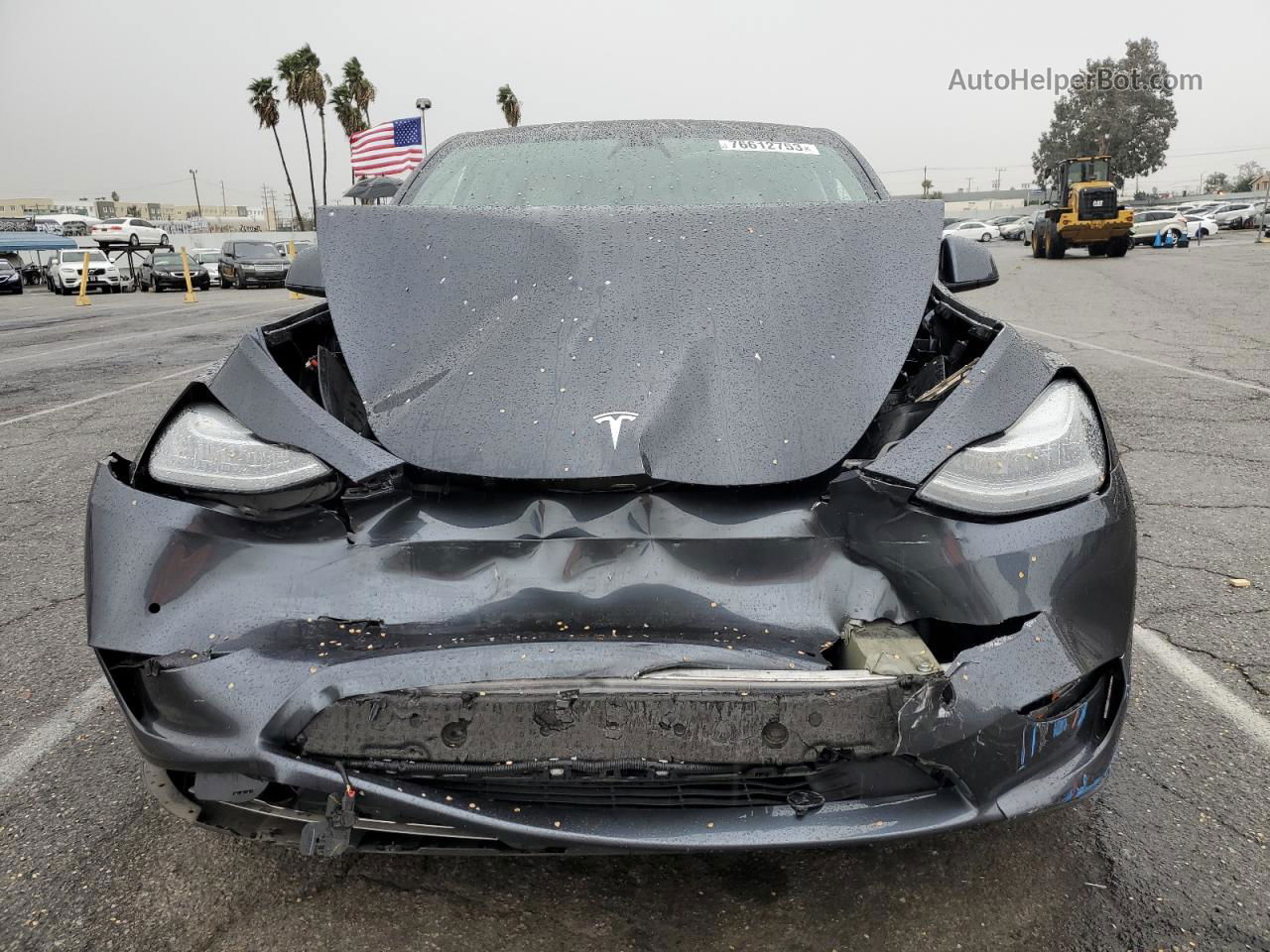 2021 Tesla Model Y  Угольный vin: 5YJYGDEE6MF274787