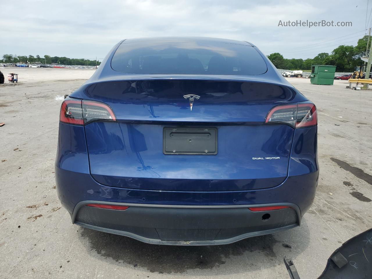 2021 Tesla Model Y  Blue vin: 5YJYGDEE6MF295641