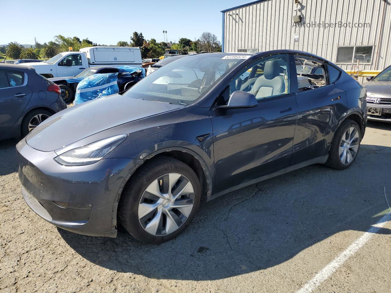 2020 Tesla Model Y  Gray vin: 5YJYGDEE7LF015711