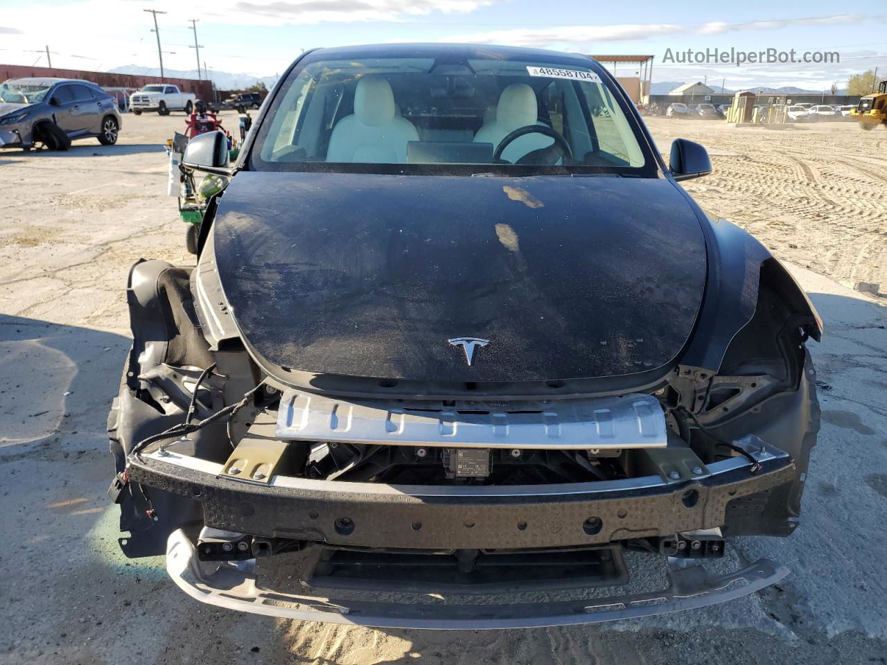 2020 Tesla Model Y  Black vin: 5YJYGDEE7LF019063