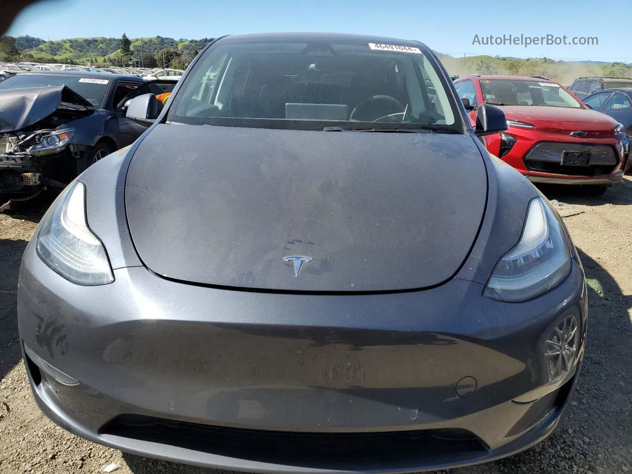 2020 Tesla Model Y  Угольный vin: 5YJYGDEE7LF025493