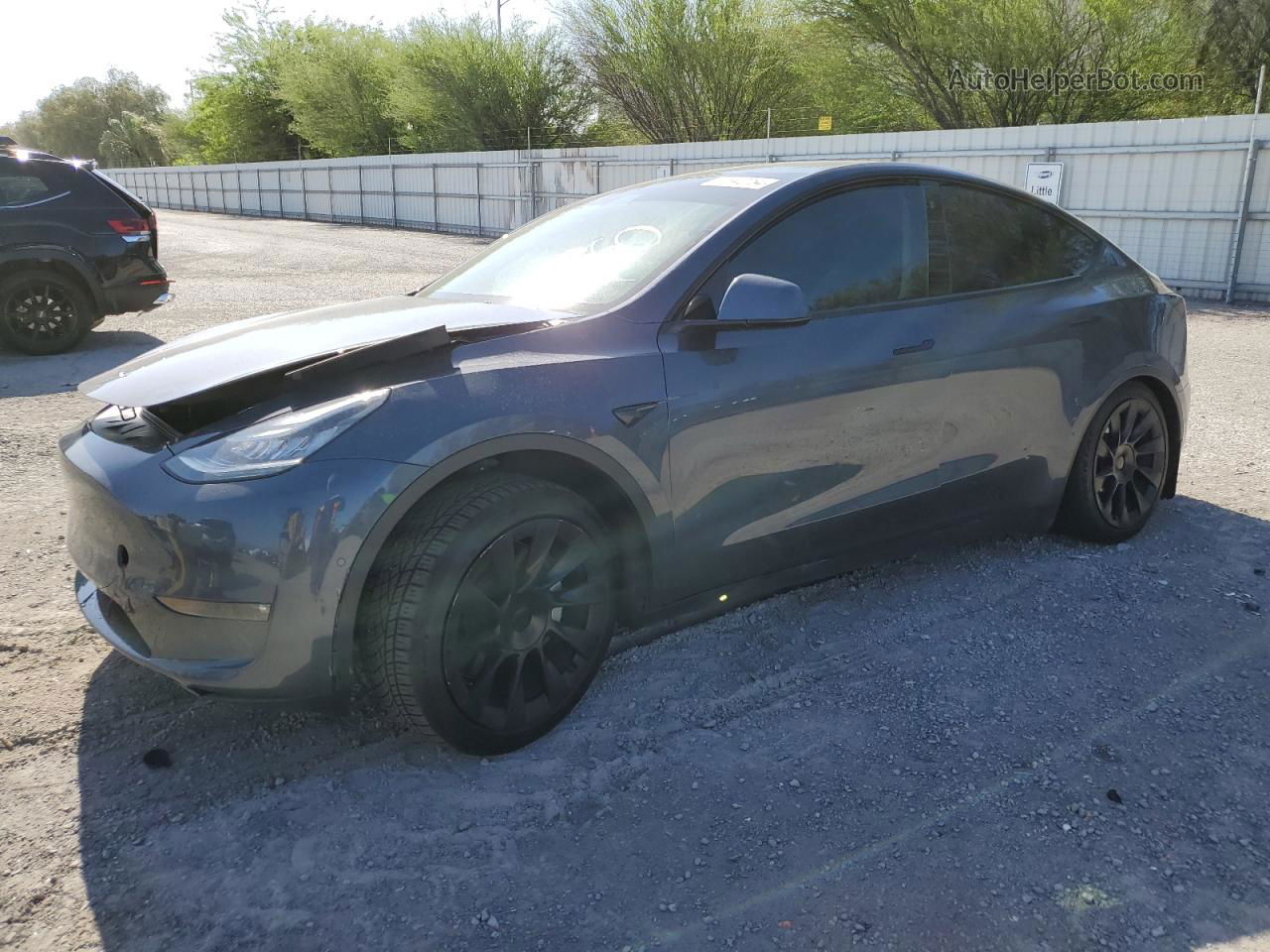 2021 Tesla Model Y  Charcoal vin: 5YJYGDEE7MF119973