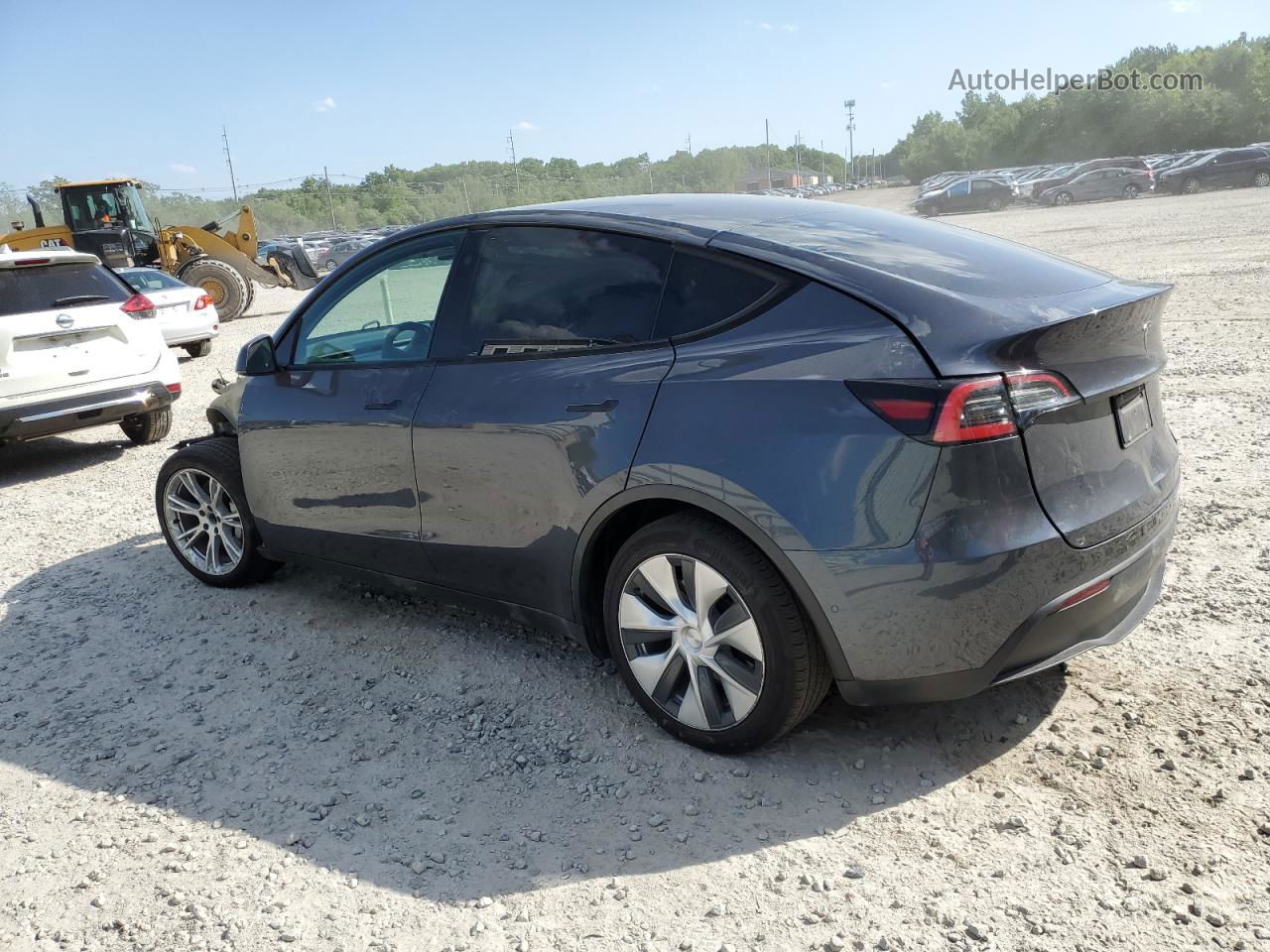 2021 Tesla Model Y  Gray vin: 5YJYGDEE7MF140628