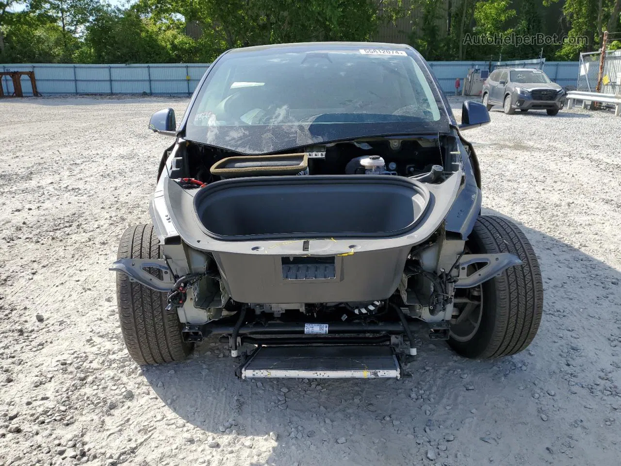 2021 Tesla Model Y  Gray vin: 5YJYGDEE7MF140628