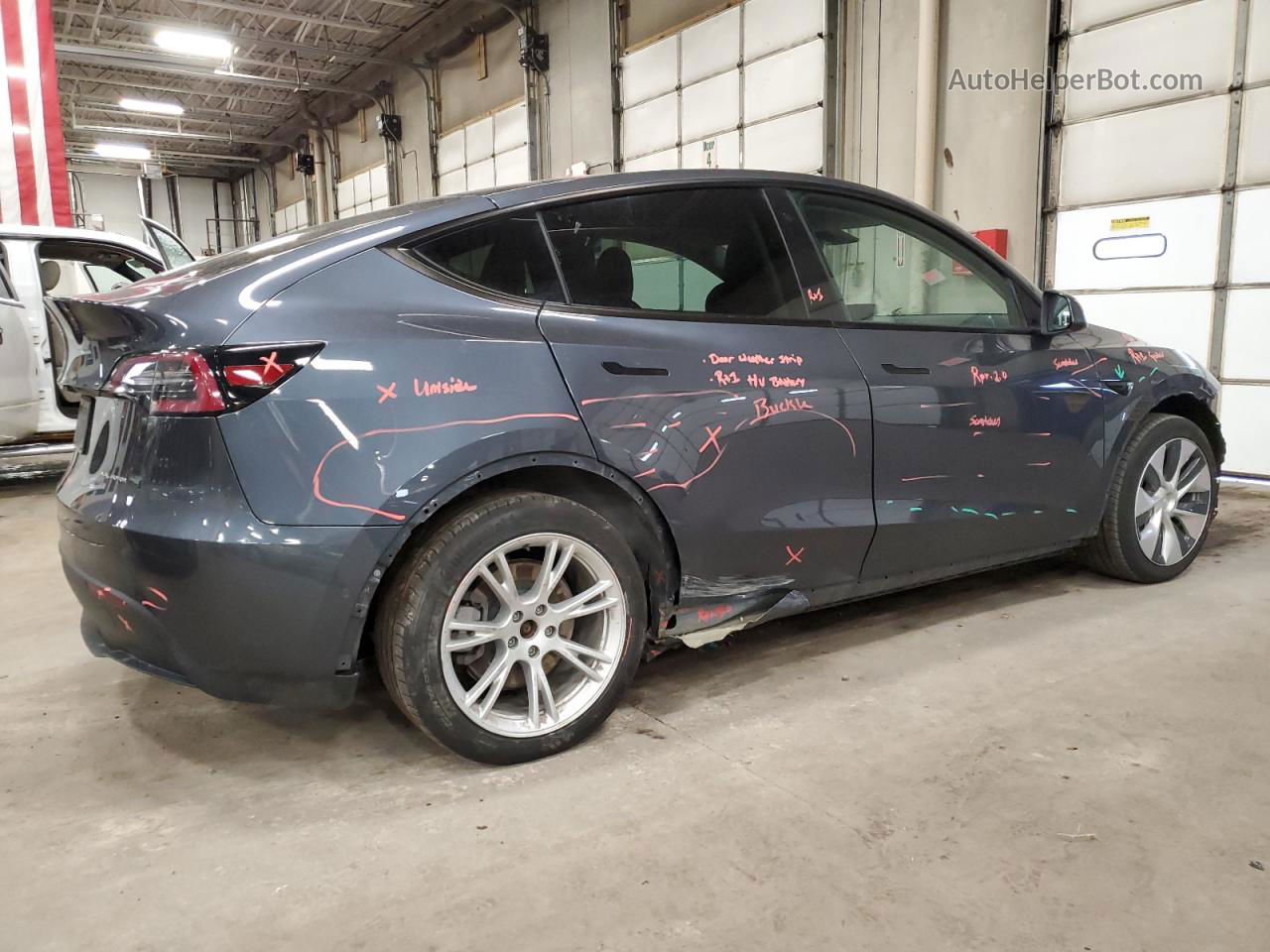 2020 Tesla Model Y Black vin: 5YJYGDEE8LF024594