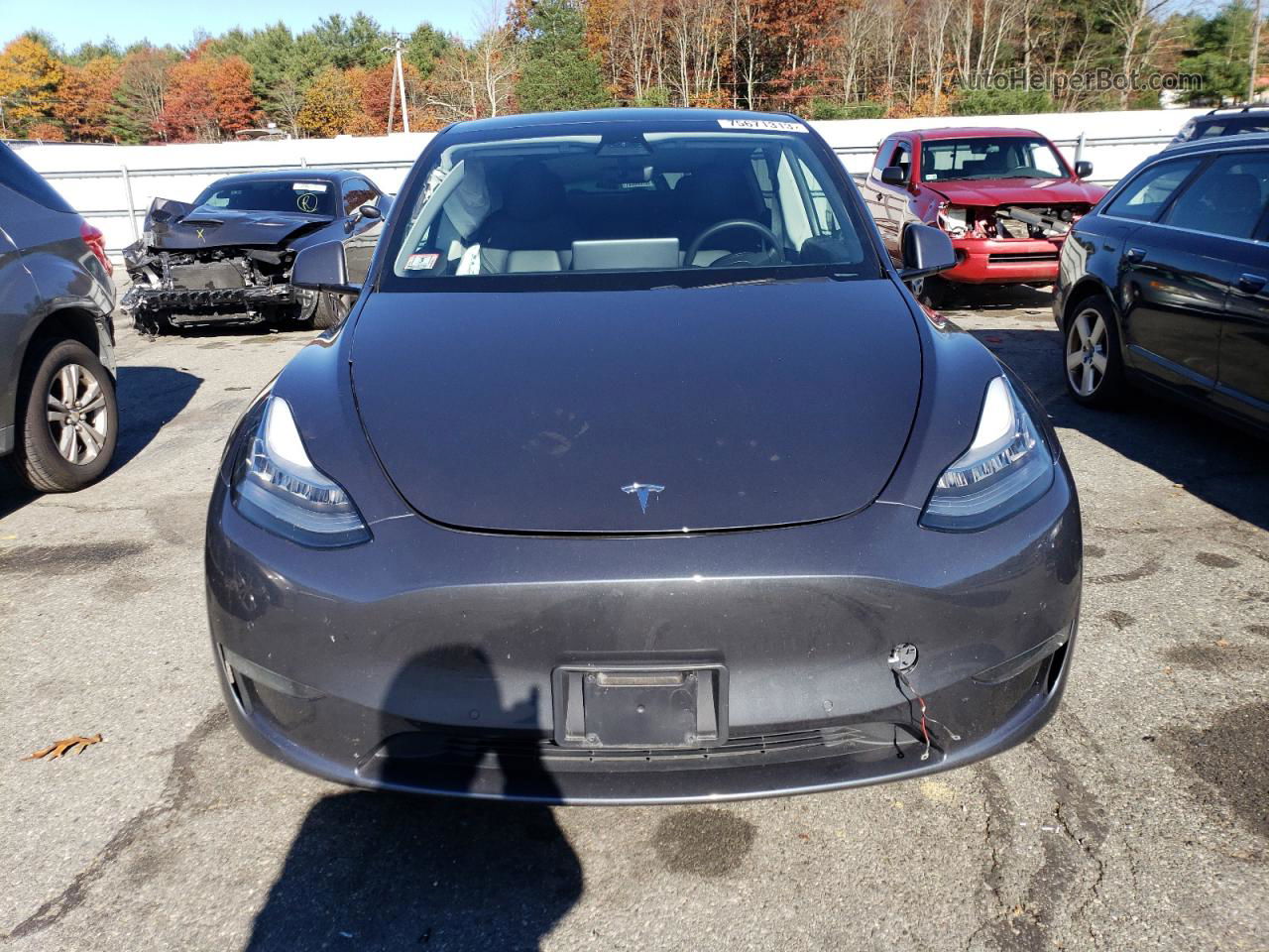 2020 Tesla Model Y  Серый vin: 5YJYGDEE9LF038116