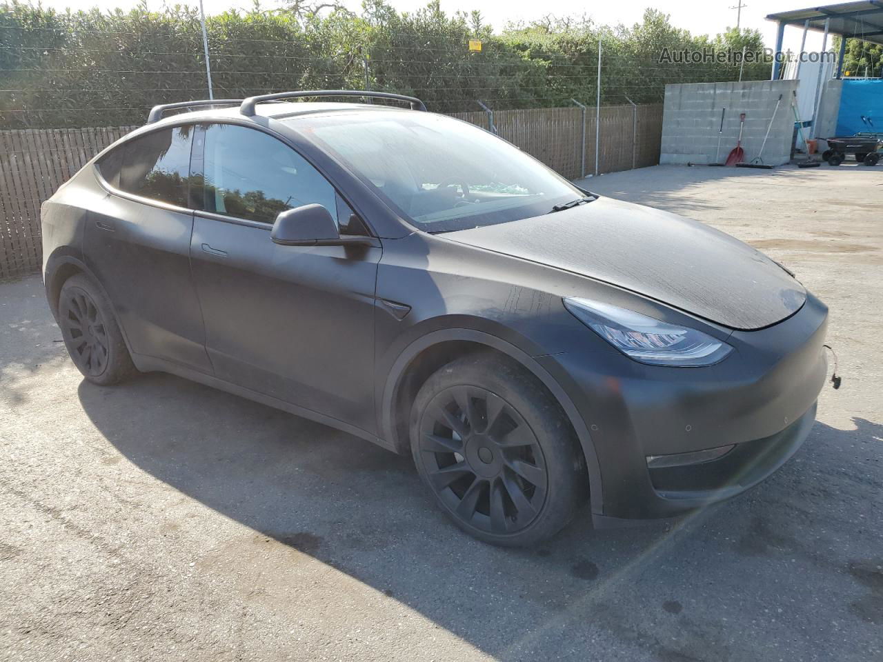 2021 Tesla Model Y  Black vin: 5YJYGDEE9MF087091