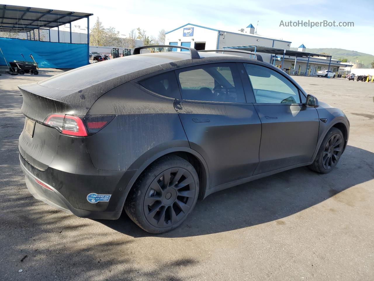 2021 Tesla Model Y  Black vin: 5YJYGDEE9MF087091