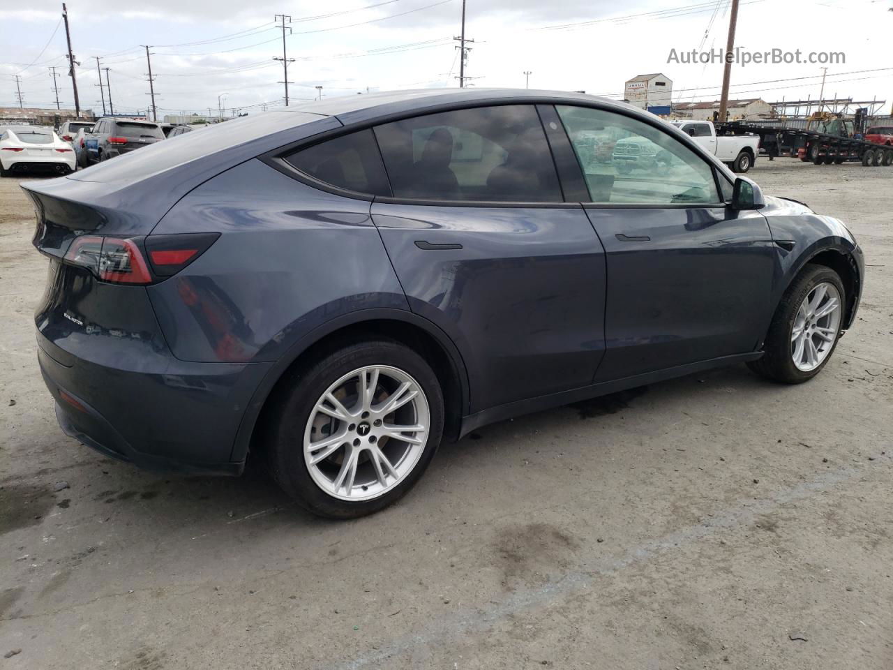 2021 Tesla Model Y  Gray vin: 5YJYGDEE9MF148925