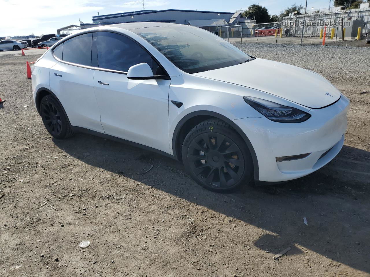 2020 Tesla Model Y  Белый vin: 5YJYGDEEXLF046080