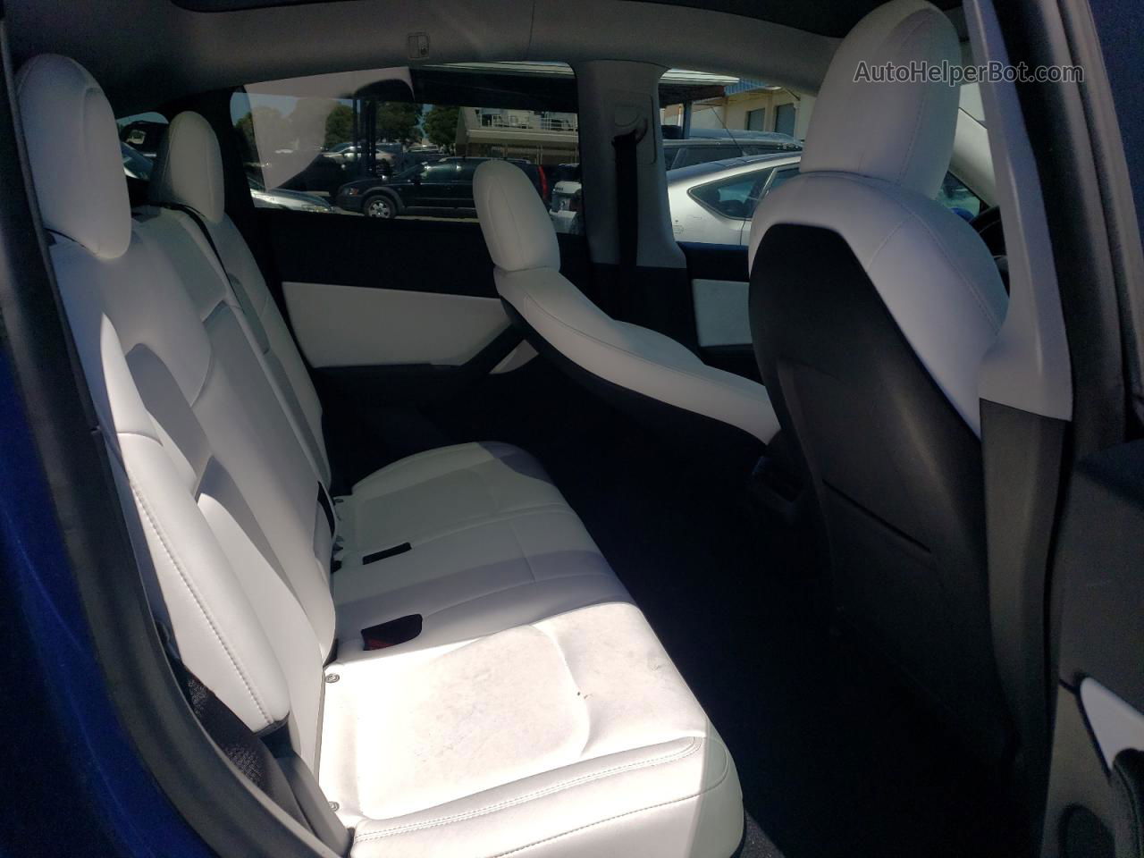 2021 Tesla Model Y Blue vin: 5YJYGDEEXMF091702