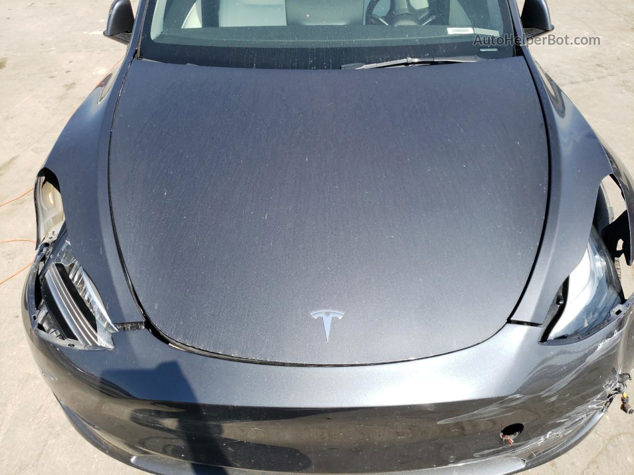 2021 Tesla Model Y  Gray vin: 5YJYGDEEXMF182498