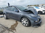 2021 Tesla Model Y  Gray vin: 5YJYGDEEXMF196496