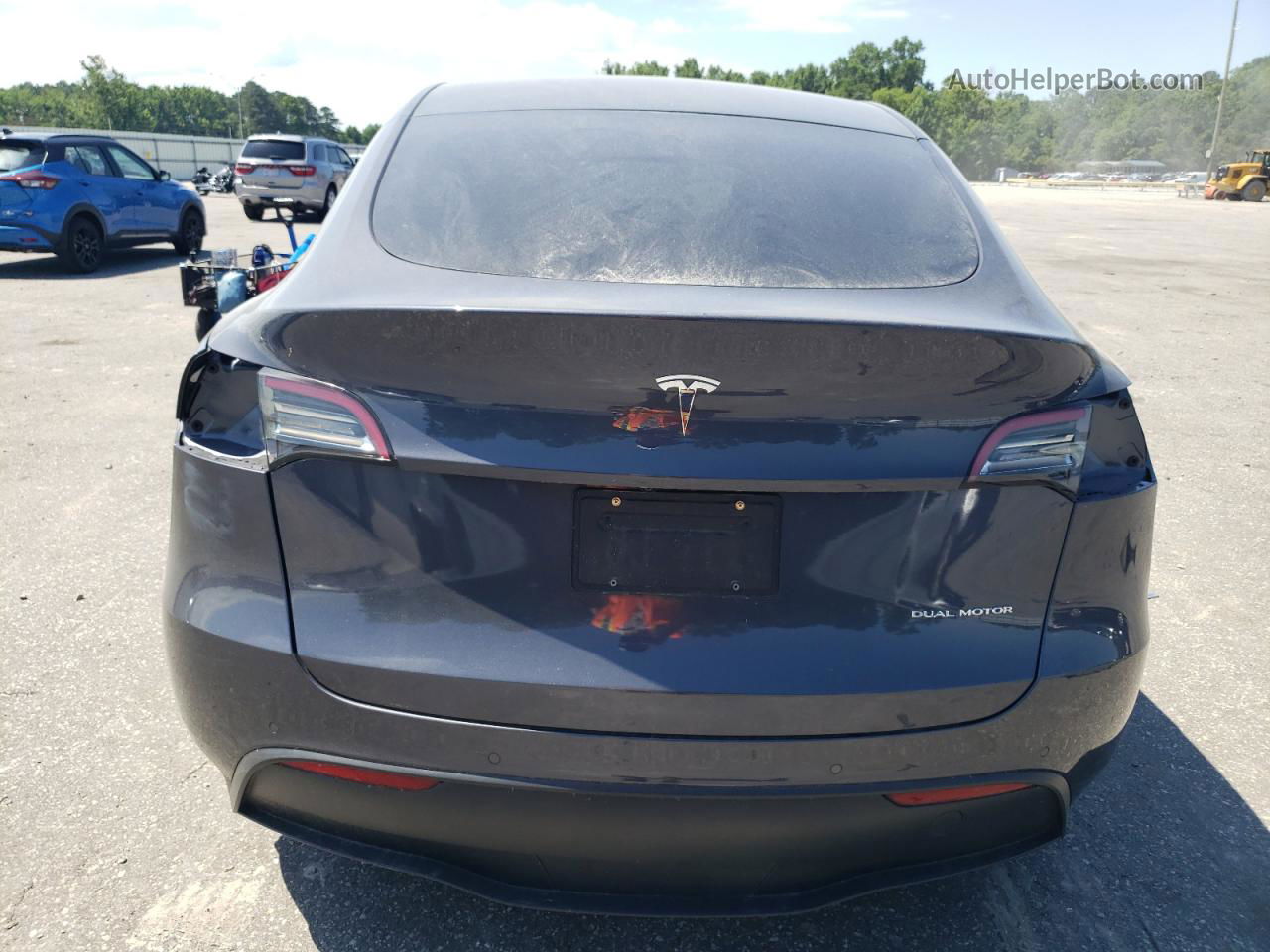 2021 Tesla Model Y  Charcoal vin: 5YJYGDEEXMF242201