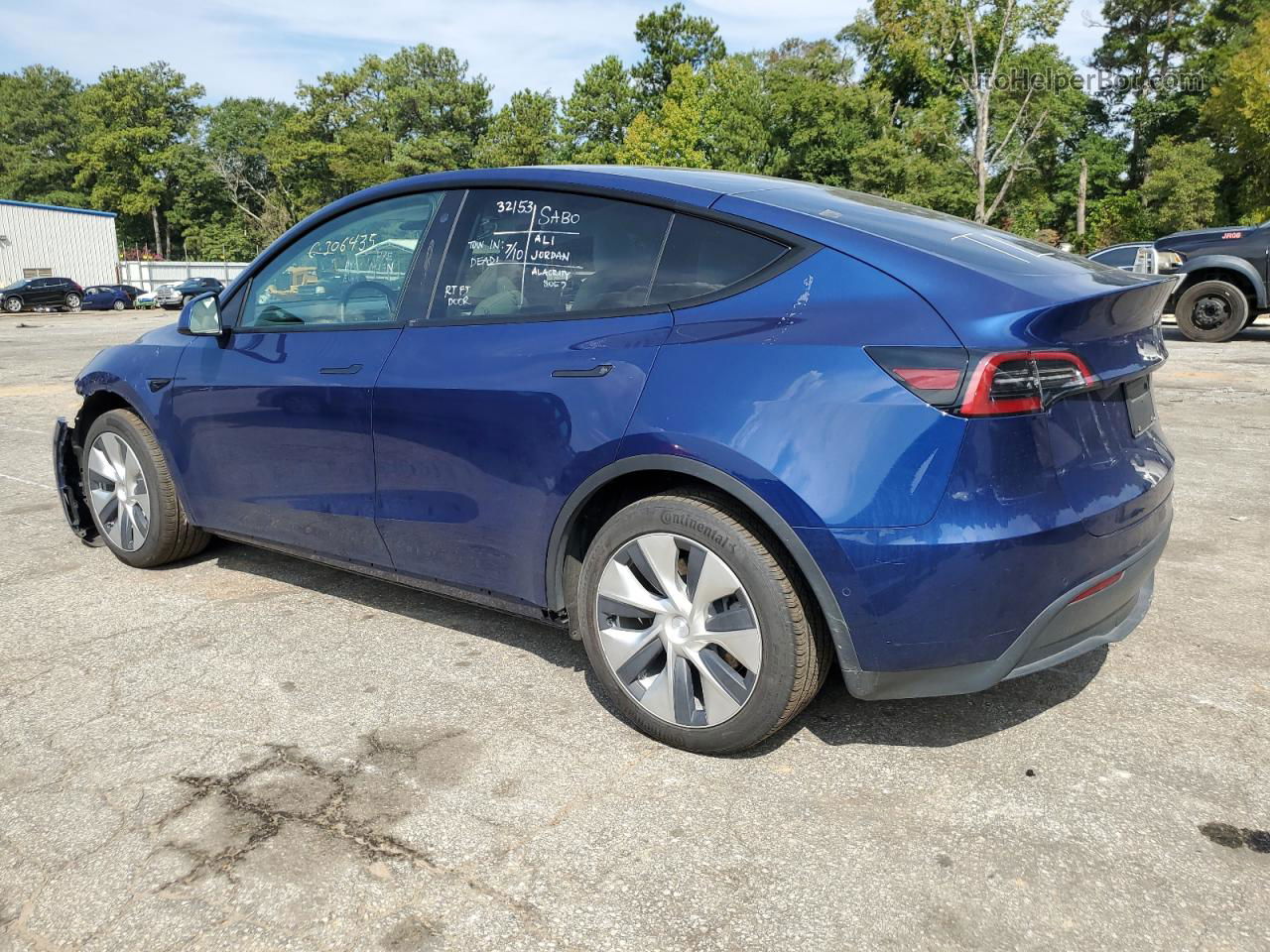 2021 Tesla Model Y  Blue vin: 5YJYGDEEXMF251853