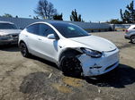 2020 Tesla Model Y  White vin: 5YJYGDEF0LF004221