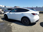 2020 Tesla Model Y  White vin: 5YJYGDEF0LF004221