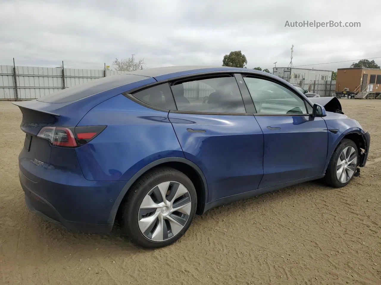 2020 Tesla Model Y  Blue vin: 5YJYGDEF1LF001926