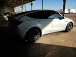 2021 Tesla Model Y  White vin: 5YJYGDEF1MF216031