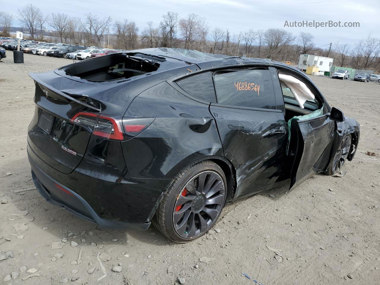 2021 Tesla Model Y  Black vin: 5YJYGDEF2MF267540