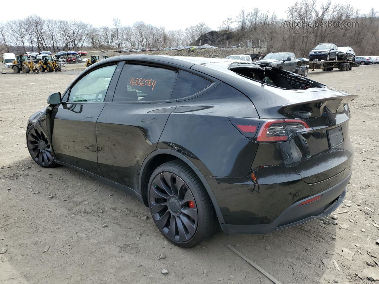 2021 Tesla Model Y  Black vin: 5YJYGDEF2MF267540