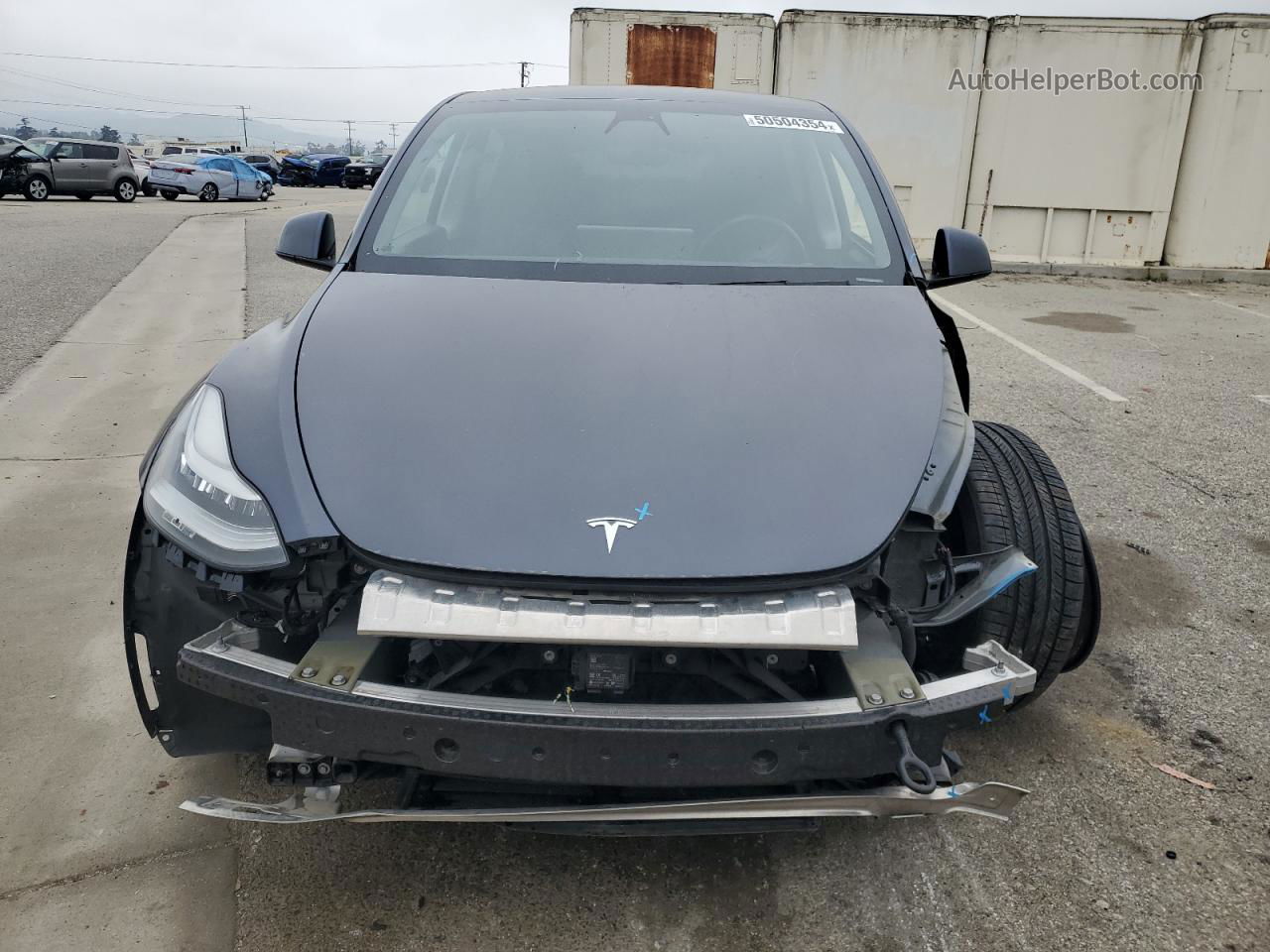 2020 Tesla Model Y  Угольный vin: 5YJYGDEF4LF013987