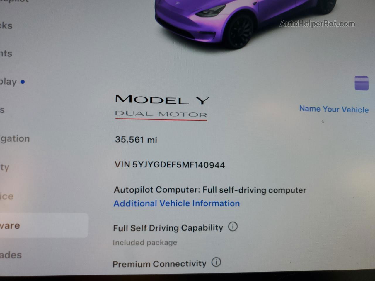 2021 Tesla Model Y  Gray vin: 5YJYGDEF5MF140944