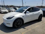 2021 Tesla Model Y  White vin: 5YJYGDEF6MF295311