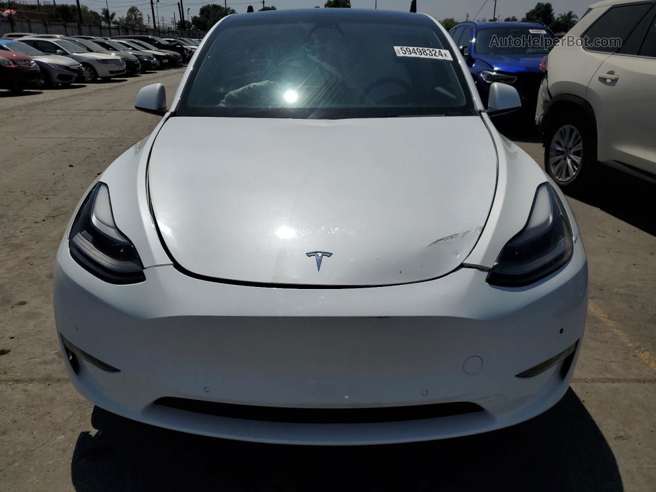 2021 Tesla Model Y  Белый vin: 5YJYGDEF6MF295311