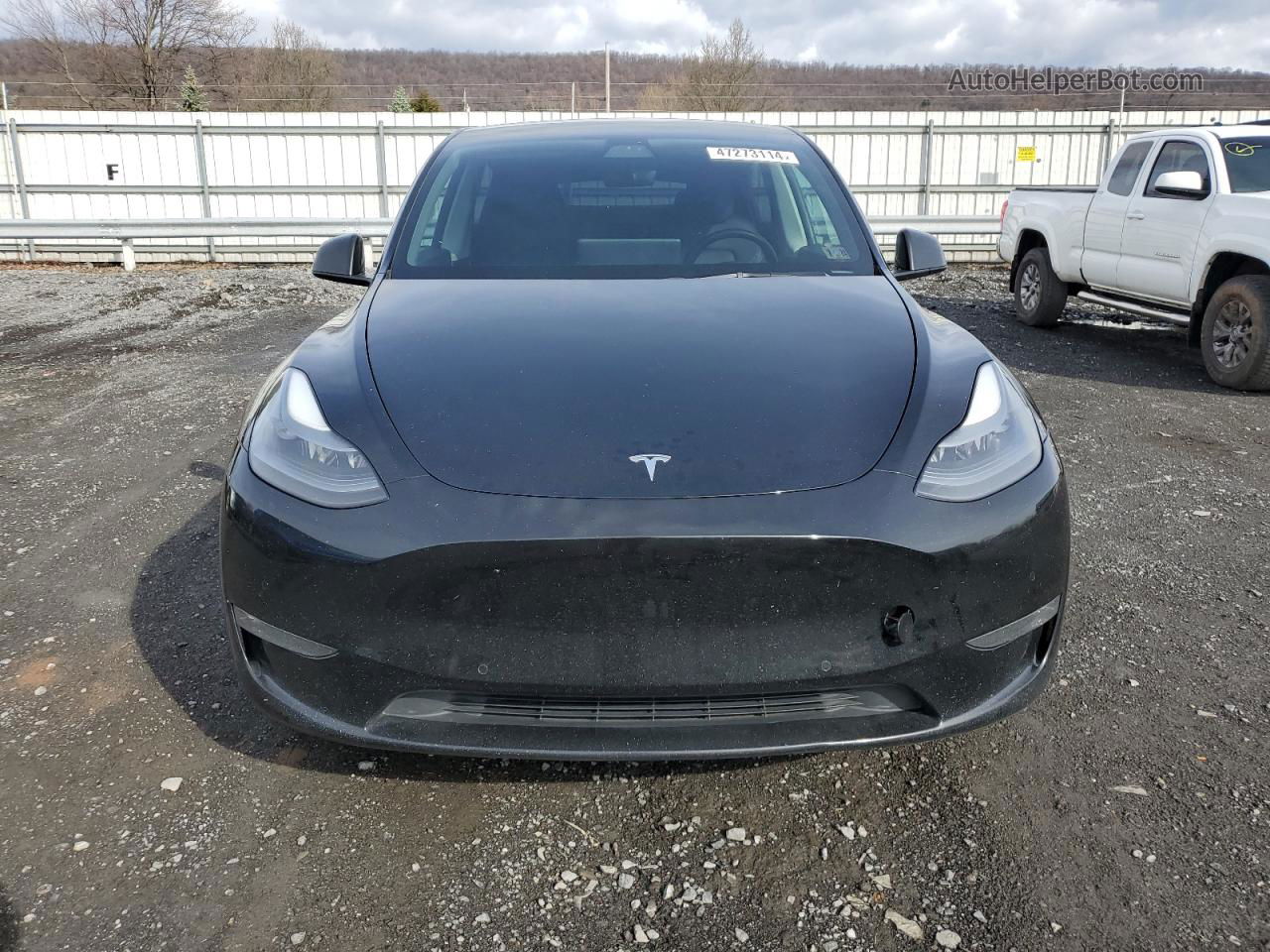 2021 Tesla Model Y  Черный vin: 5YJYGDEF8MF137715