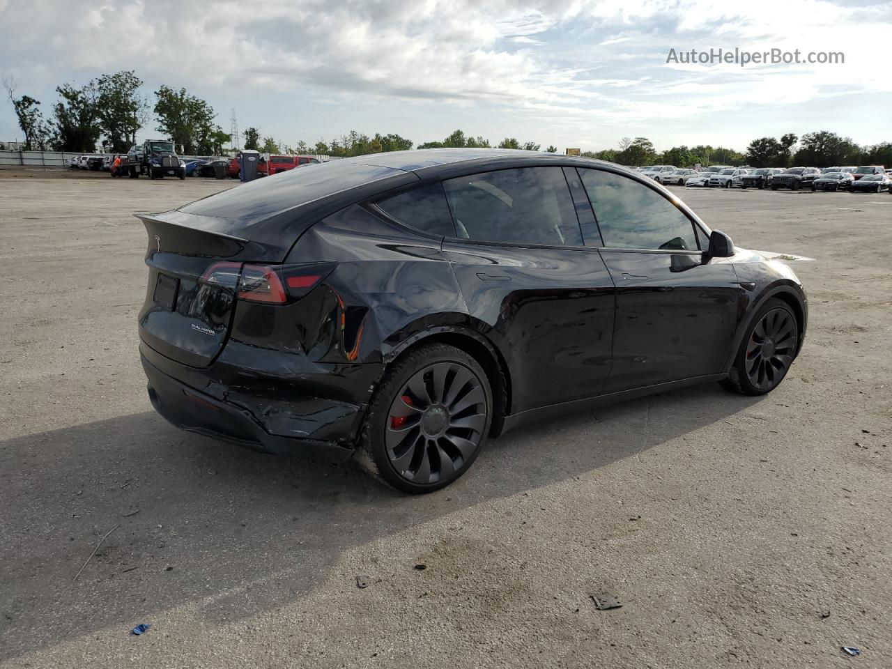 2021 Tesla Model Y  Синий vin: 5YJYGDEF9MF209490