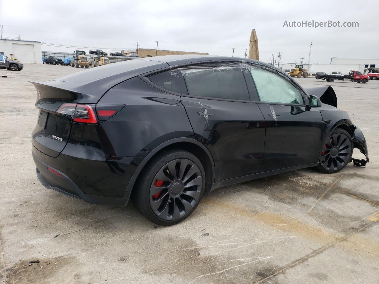 2021 Tesla Model Y  Black vin: 5YJYGDEFXMF133519