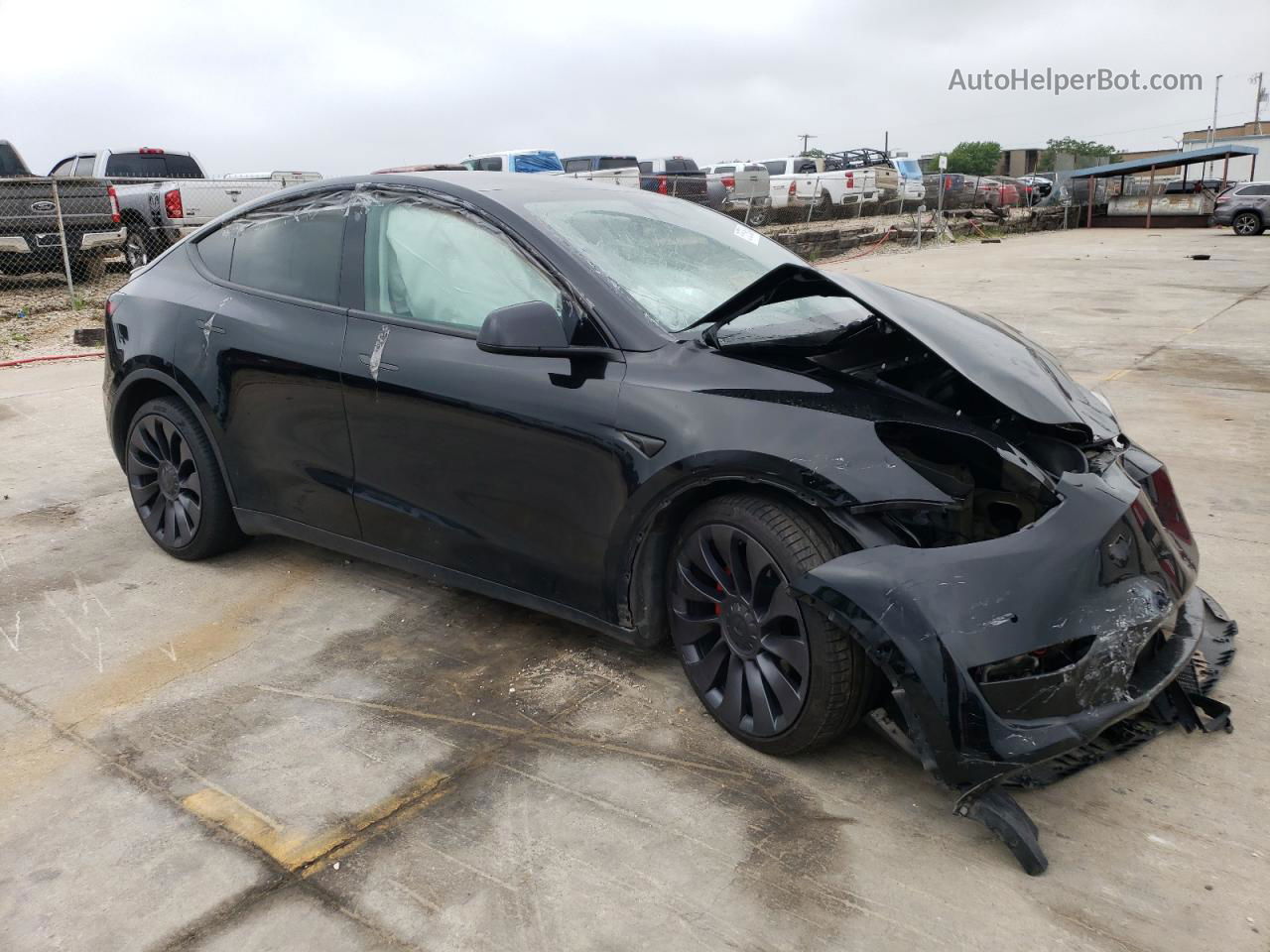 2021 Tesla Model Y  Black vin: 5YJYGDEFXMF133519