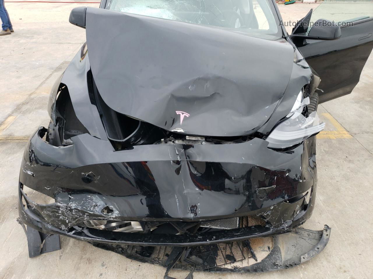 2021 Tesla Model Y  Black vin: 5YJYGDEFXMF133519