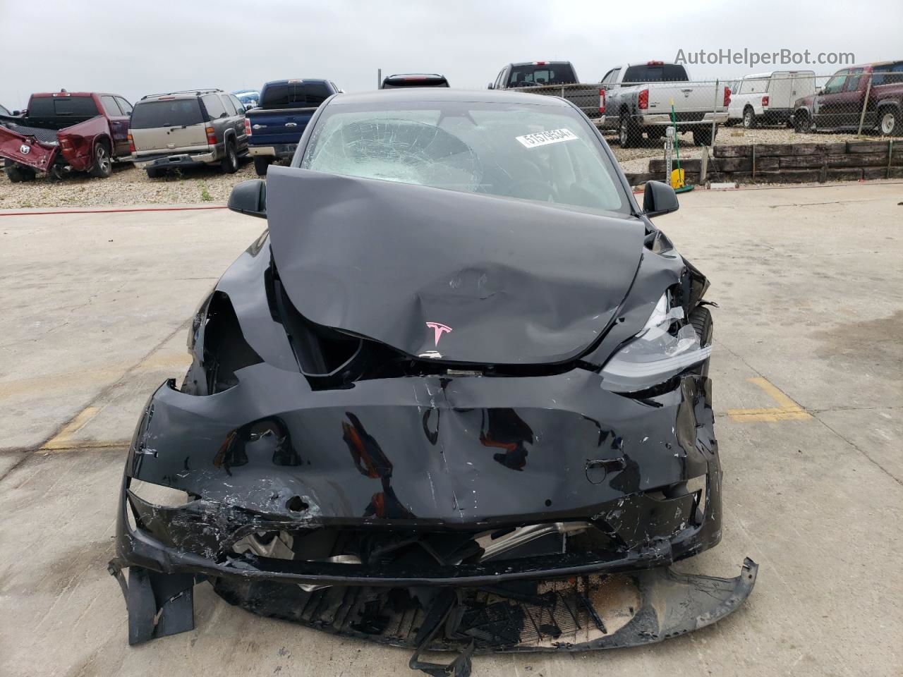 2021 Tesla Model Y  Black vin: 5YJYGDEFXMF133519