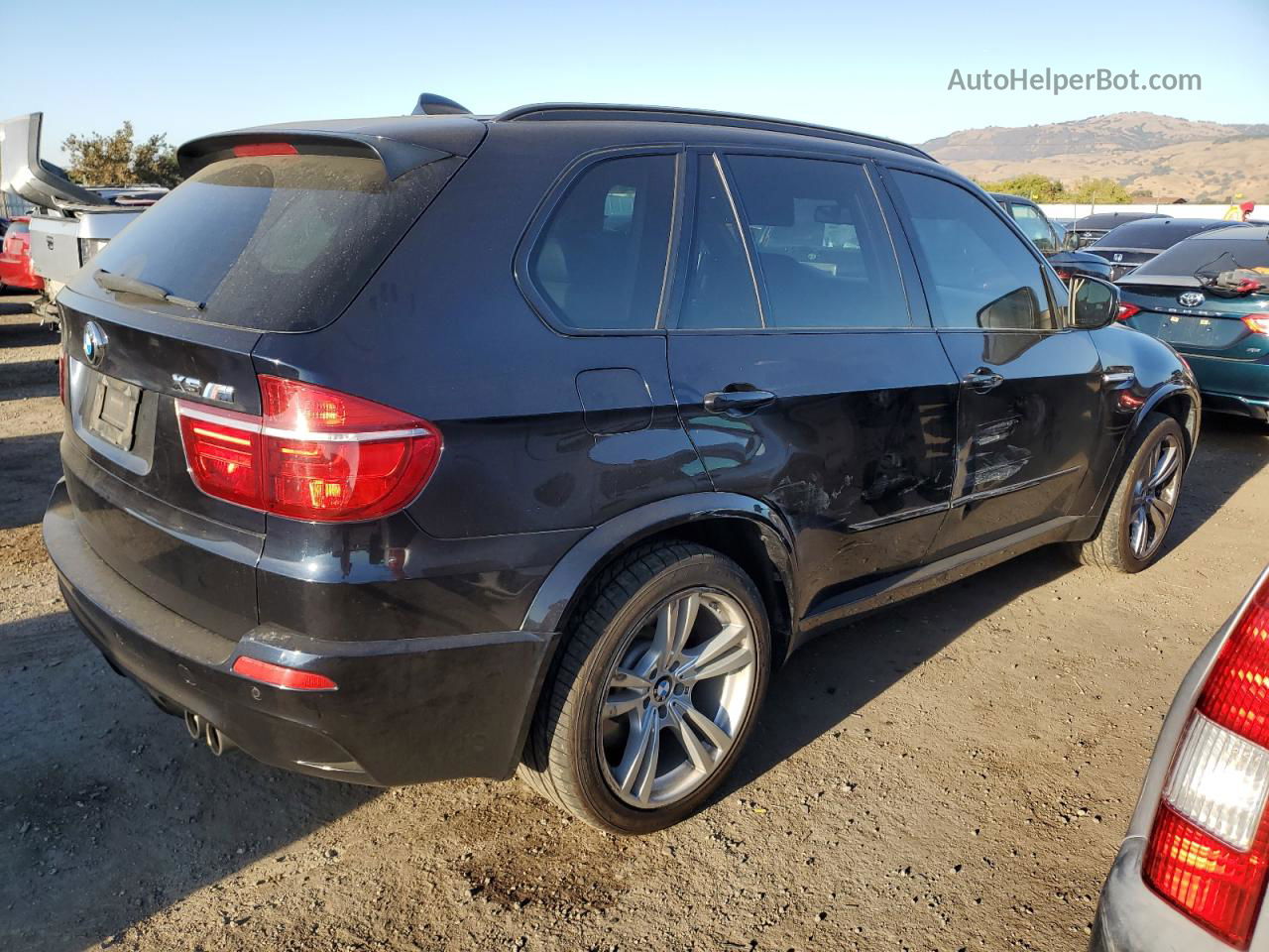 2011 Bmw X5 M Черный vin: 5YMGY0C50BLK27051